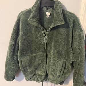 All in Motion Green Fleece Sweater